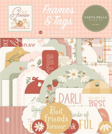 Carta Bella Silly Goose Frames & Tags (CBGOO488025) Carta Bella Silly Goose Frames & Tags (CBGOO488025)
