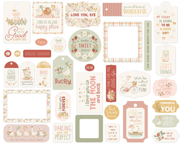 Carta Bella Silly Goose Frames & Tags (CBGOO488025) Carta Bella Silly Goose Frames & Tags (CBGOO488025)