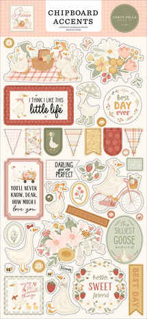 Carta Bella Silly Goose Chipboard Accents (CBGOO488021)