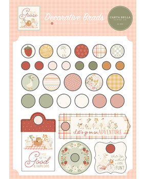 Carta Bella Silly Goose Decorative Brads (CBGOO488020)