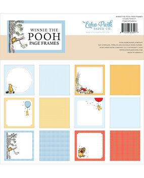 Echo Park Winnie The Pooh Page Frames 12x12 Inch Collection Kit (WPF489016)