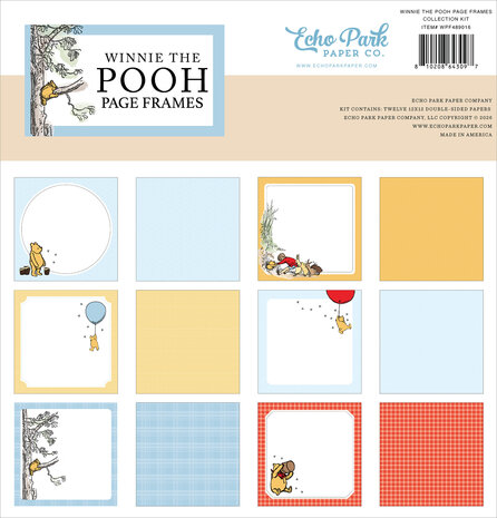 Echo Park Winnie The Pooh Page Frames 12x12 Inch Collection Kit (WPF489016)