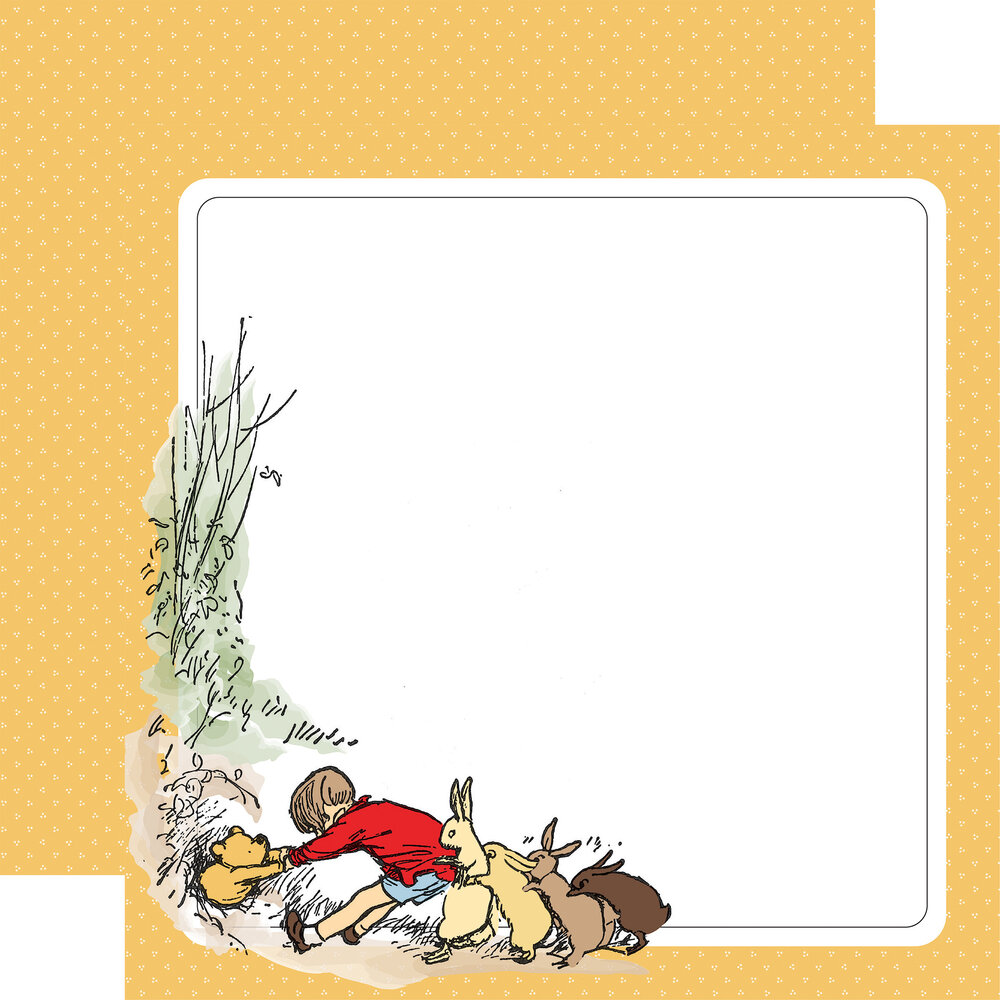Echo Park Winnie The Pooh Page Frames 12x12 Inch Collection Kit (WPF489016)