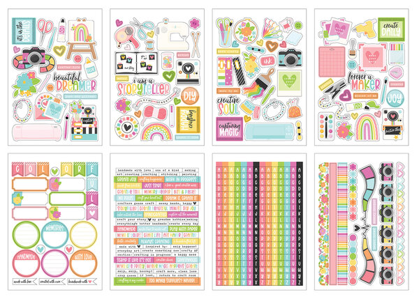 Echo Park Craft Room Sticker Book (CRM492029)