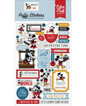 Echo Park Mouse And Me Puffy Stickers (MAM487066)