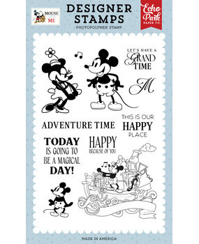 Echo Park Mouse And Me Designer Stamps Retro Mouse Pal (MAM487045) Echo Park Mouse And Me Designer Stamps Retro Mouse Pal (MAM487045)