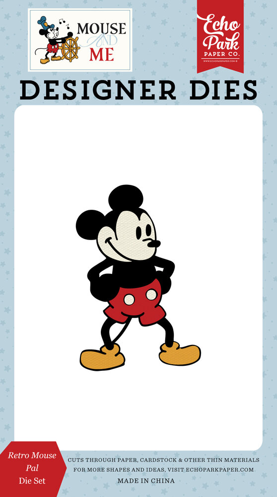Echo Park Mouse And Me Designer Dies Retro Mouse Pal (MAM487040) Echo Park Mouse And Me Designer Dies Retro Mouse Pal (MAM487040)