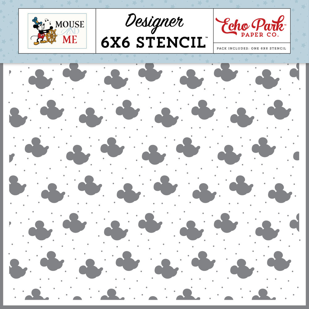 Echo Park Mouse And Me Stencil Mouse Profile (MAM487034)