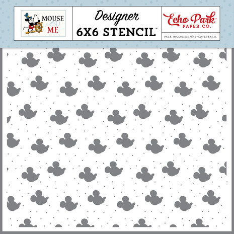 Echo Park Mouse And Me Stencil Mouse Profile (MAM487034)