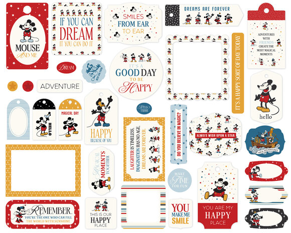 Echo Park Mouse And Me Frames & Tags (MAM487025)