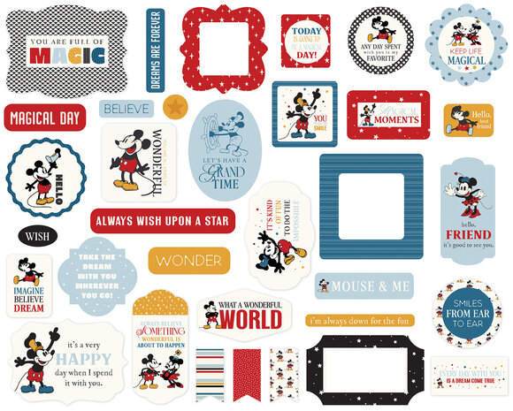 Echo Park Mouse And Me Ephemera (MAM487024)