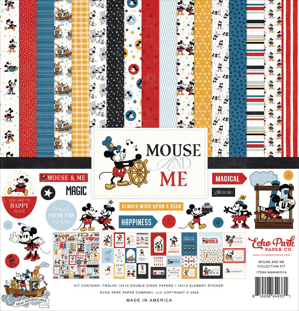 Echo Park Mouse And Me 12x12 Inch Collection Kit (MAM487016) Echo Park Mouse And Me 12x12 Inch Collection Kit (MAM487016)