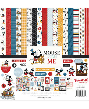Echo Park Mouse And Me 12x12 Inch Collection Kit (MAM487016) Echo Park Mouse And Me 12x12 Inch Collection Kit (MAM487016)