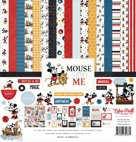 Echo Park Mouse And Me 12x12 Inch Collection Kit (MAM487016) Echo Park Mouse And Me 12x12 Inch Collection Kit (MAM487016)