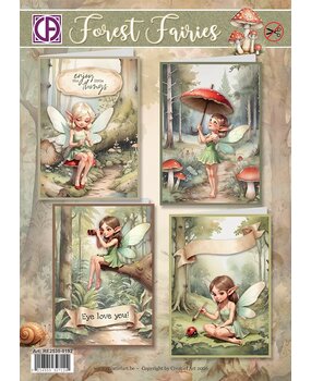 Creatief Art Forest Fairies Card Kit (RE2530-0192)