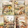 Creatief Art Sweet Little Mice Card Kit (RE2530-0193)