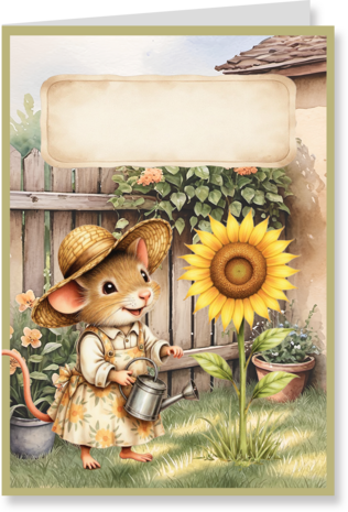 Creatief Art Sweet Little Mice Card Kit (RE2530-0193)