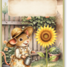 Creatief Art Sweet Little Mice Card Kit (RE2530-0193)