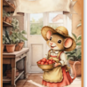 Creatief Art Sweet Little Mice Card Kit (RE2530-0193)