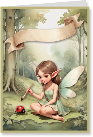 Creatief Art Forest Fairies Card Kit (RE2530-0192)
