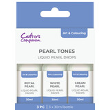 Crafter's Companion Pearl Drops Pearl Tones (3pcs) (CC-PDROP-PEA)