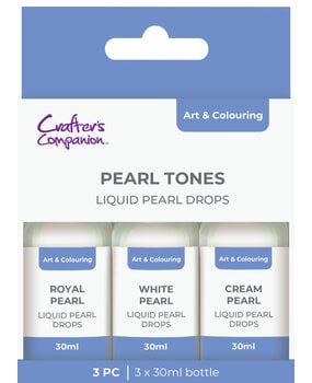 Crafter's Companion Pearl Drops Pearl Tones (3pcs) (CC-PDROP-PEA)