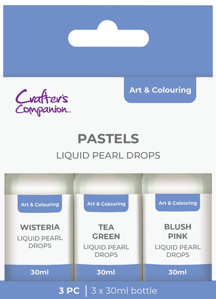Crafter's Companion Pearl Drops Pastels (3pcs) (CC-PDROP-PAS)