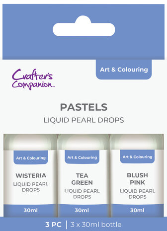 Crafter's Companion Pearl Drops Pastels (3pcs) (CC-PDROP-PAS)