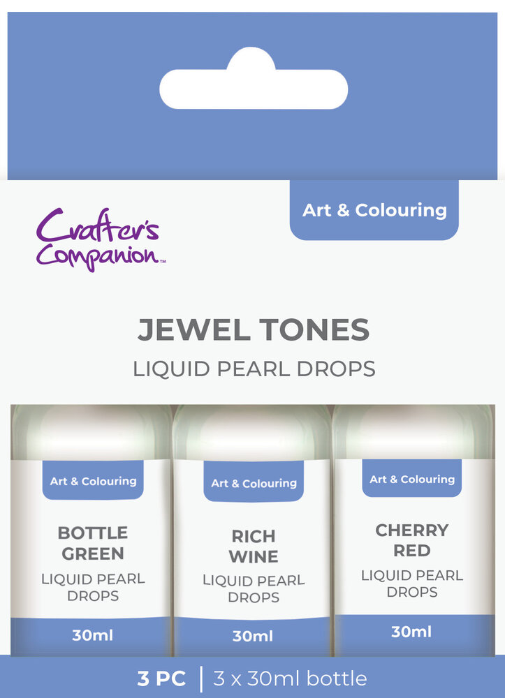 Crafter's Companion Pearl Drops Jewel Tones (3pcs) (CC-PDROP-JEW) Crafter's Companion Pearl Drops Jewel Tones (3pcs) (CC-PDROP-JEW)
