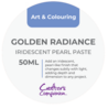 Crafter's Companion Iridescent Pearl Paste Golden Radiance 50ml (CC-IRIPERP-GORA) Crafter's Companion Iridescent Pearl Paste Golden Radiance 50ml (CC-IRIPERP-GORA)