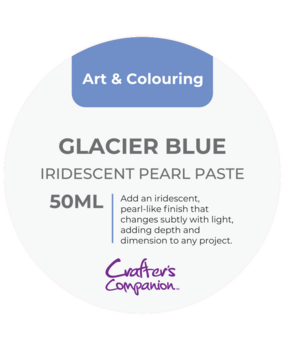 Crafter's Companion Iridescent Pearl Paste Glacier Blue 50ml (CC-IRIPERP-GLBL)