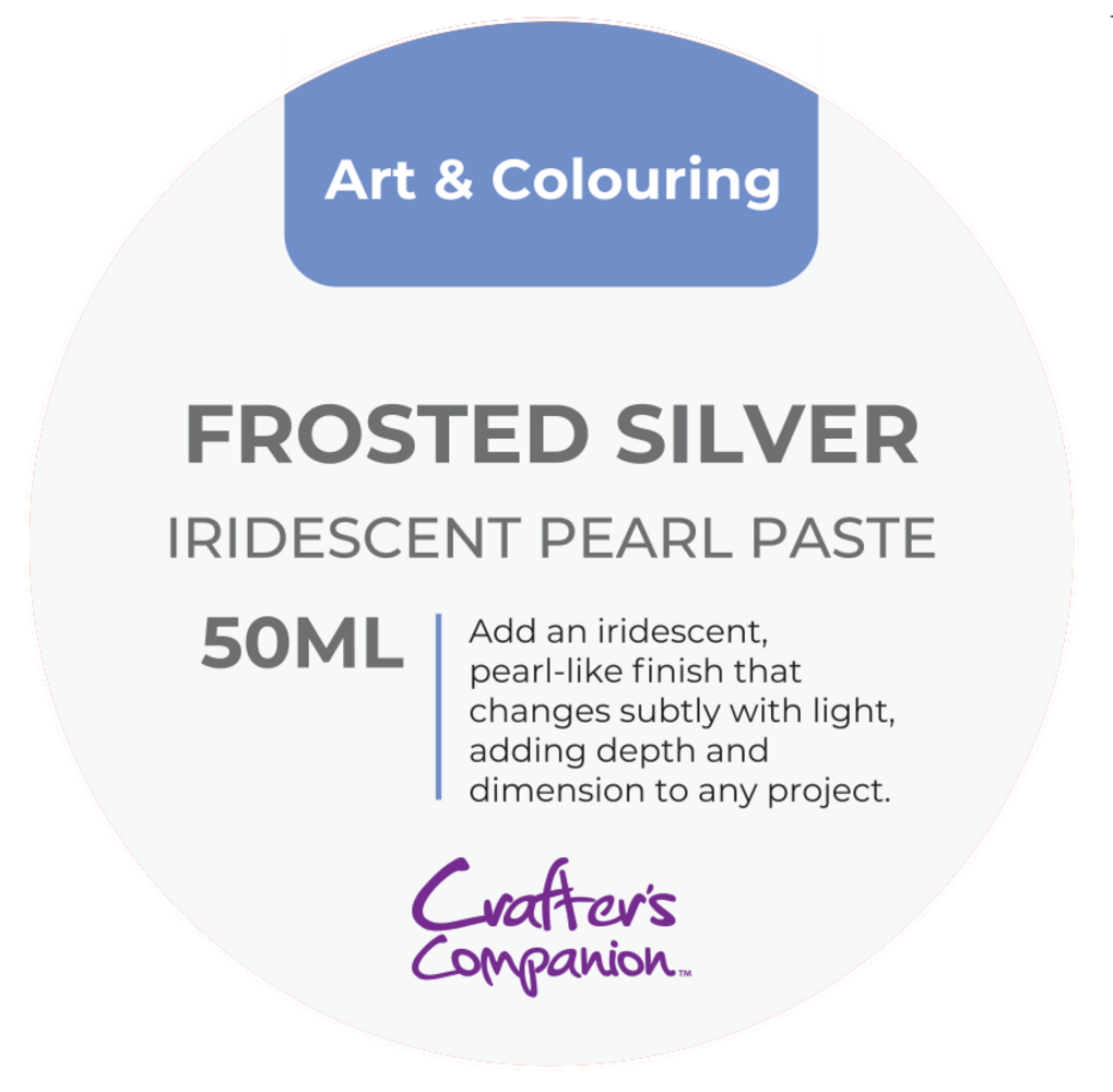 Crafter's Companion Iridescent Pearl Paste Frosted Silver 50ml (CC-IRIPERP-FRSI) Crafter's Companion Iridescent Pearl Paste Frosted Silver 50ml (CC-IRIPERP-FRSI)