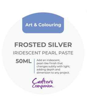 Crafter's Companion Iridescent Pearl Paste Frosted Silver 50ml (CC-IRIPERP-FRSI)