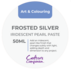 Iridescent Pearl Paste Frosted Silver 50ml (CC-IRIPERP-FRSI) Iridescent Pearl Paste Frosted Silver 50ml (CC-IRIPERP-FRSI)