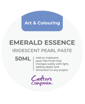 Crafter's Companion Iridescent Pearl Paste Emerald Essence 50ml (CC-IRIPERP-EMES)