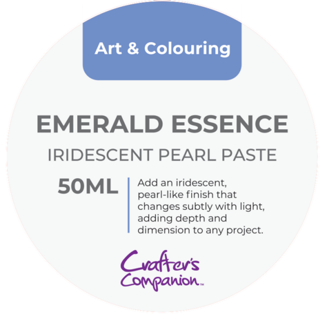 Crafter's Companion Iridescent Pearl Paste Emerald Essence 50ml (CC-IRIPERP-EMES)