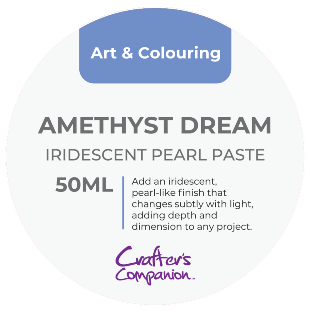 Crafter's Companion Iridescent Pearl Paste Amethyst Dream 50ml (CC-IRIPERP-AMDR)