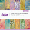Crafter's Companion Light Distressed Damask 12x12 Inch Gold Foil Paper Pad (CC-PAD12-LDDA) Crafter's Companion Light Distressed Damask 12x12 Inch Gold Foil Paper Pad (CC-PAD12-LDDA)
