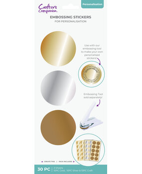 Crafter's Companion Embossing Stickers (30pcs) (CC-EMB-STIK)