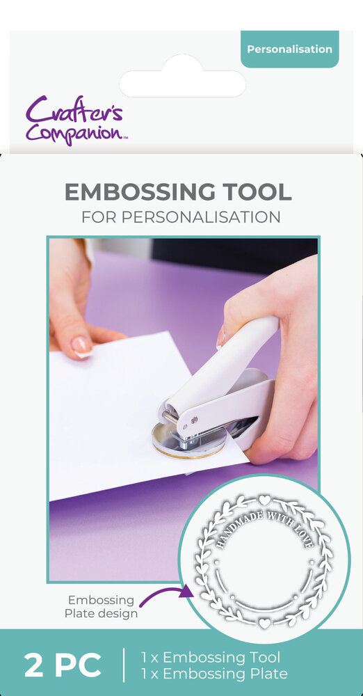 Crafter's Companion Embossing Tool & Press Plate (2pcs) (CC-TOOL-EMBPRE) Crafter's Companion Embossing Tool & Press Plate (2pcs) (CC-TOOL-EMBPRE)