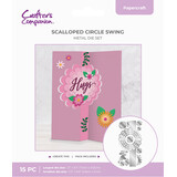 Crafter's Companion Swing Metal Die Scalloped Circle Swing (CC-MD-SCSW)