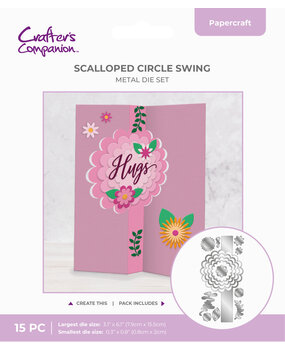 Crafter's Companion Swing Metal Die Scalloped Circle Swing (CC-MD-SCSW)