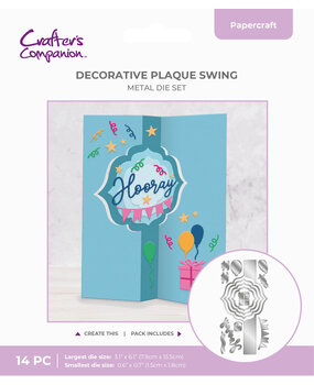 Crafter's Companion Swing Metal Die Decorative Plaque Swing (CC-MD-DEPLSW)
