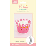 Crafter's Companion Birthday Celebrations Metal Dies Cupcake Wrapper (CC-BC-MD-CWRA)