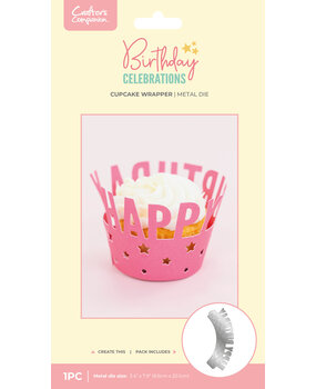 Crafter's Companion Birthday Celebrations Metal Dies Cupcake Wrapper (CC-BC-MD-CWRA)