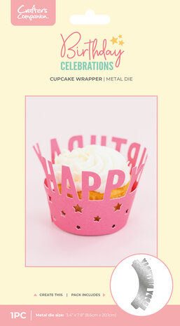 Crafter's Companion Birthday Celebrations Metal Dies Cupcake Wrapper (CC-BC-MD-CWRA) Crafter's Companion Birthday Celebrations Metal Dies Cupcake Wrapper (CC-BC-MD-CWRA)