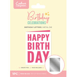 Crafter's Companion Birthday Celebrations Metal Dies Birthday Letters (CC-BC-MD-BDLET)