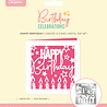 Crafter's Companion Birthday Celebrations Metal Die Create-a-Card Happy Birthday (CC-BC-MD-CAD-HAPB)