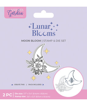 Crafter's Companion Lunar Blooms Stamp & Die Moon Bloom (NG-LB-STD-MBLO)