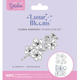 Crafter's Companion Lunar Blooms Stamp & Die Floral Harmony (NG-LB-STD-FLHAR)